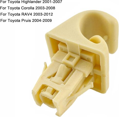حامل مشابك لواقي الشمس لسيارة Toyota Highlander 2001-2007، Corolla 2003-2008، RAV4 2003-2012، مثبت حاجب الشمس OE# 74348-33040 (رمادي) in Kuwait