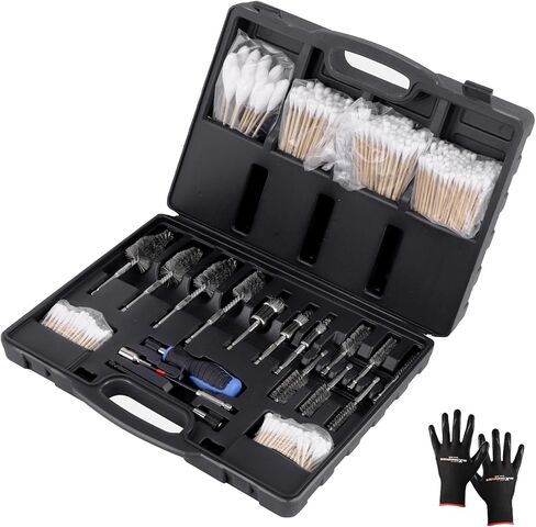 MaxPeedingrods Professional Diesel Injector Cleaning Kit 8090s على رؤوس الأسطوانات ، مع فرش الحلزون ، وفرش على مرحلتين ، وفرش تحمل ، ومسحات ، و 17 عبوة in Kuwait