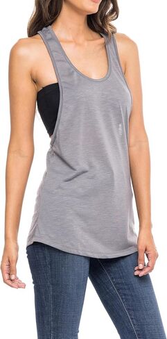 Sexy Basics Womens 6 Pack Active Sport Wide Arm-Hole Loose Fit Work Out Racer Back Tank Tops in Saudi Arabia