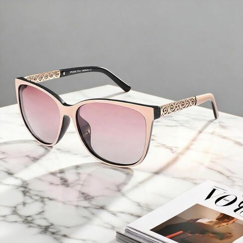 Polarized Sunglasses for Women Trendy Womens Sunglasses Cat Eye Driving Sun Glasses Outdoor in Saudi Arabia