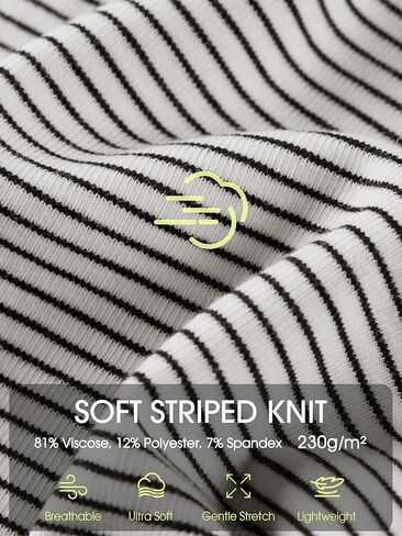 ODODOS Women's 2-Piece Cami Pajama Set - Ultra Soft Striped Sleep & Lounge Set with Adjustable Shorts in Saudi Arabia