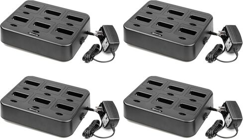 Retevis RT22 RT22P Six-Way Charger Multi Unit Charger Compatible with Retevis RT22 RT22P RT22S RB19 RB19P Walkie Talkie (1 Pack) in Kuwait