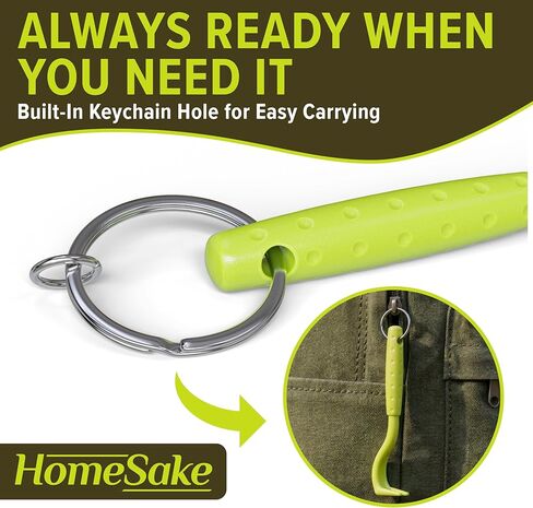 Homesake - أداة إزالة القراد للكلاب والقطط والبشر - عبوة واحدة من 3 - ملاقط تويستر لإزالة القراد بدون ألم - أداة إزالة القراد للكلاب - أداة سحب القراد تزيل الرأس والجسم - تتضمن دليل المستخدم in Kuwait