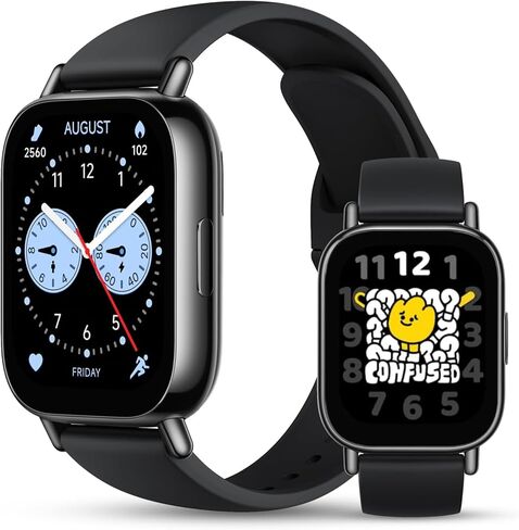 Xiaomi Remi 5 Active Smart Watch, Step Counter Watch for Women Men with 2" LCD Large Display, 140 Sports Modes, 5ATM Waterproof (Active-Matte Silver) in Saudi Arabia