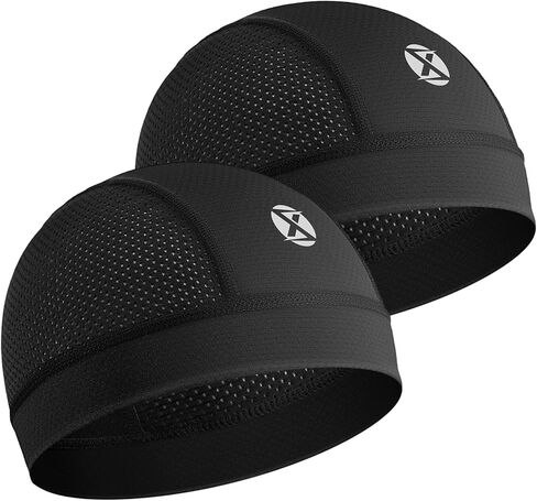 2-Piece Cooling Skull Cap Breathable Mesh Helmet Liner for Men and Women Lightweight Quick-Dry Cycling in Saudi Arabia
