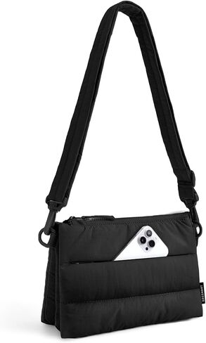 BAGSMART Cross Body Purse, Medium Crossbody Bags for Women Travel Purse, 4.3L Puffy Handbag Wallet with RFID Blocking Slots in Saudi Arabia