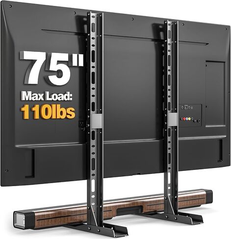 TAVR Universal Table Top TV Stand Base/Legs for Most 32 37 40 42 47 50 55 LCD LED Plasma Flat Screen TVs, Height Adjustable Replacement Stand, Holds up to 88 lbs, Max VESA 800x400 mm in Saudi Arabia