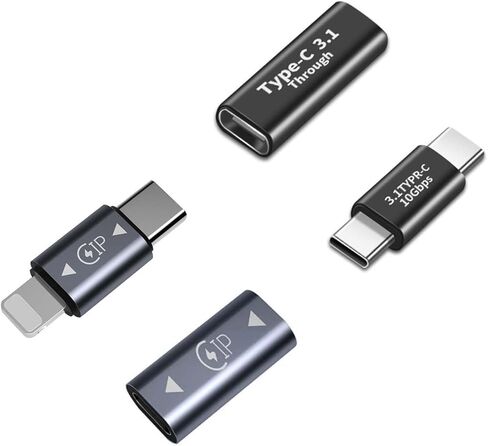 هاوكو محول USB C (4 قطع)، يدعم الشحن ونقل البيانات، معدل يصل إلى 10 جيجابايت في الثانية، متوافق مع أجهزة النوع سي مثل هواوي وسامسونج وماك بوك وما إلى ذلك. in Saudi Arabia