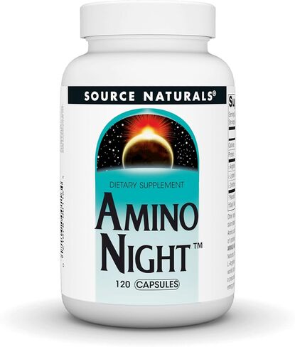Source Naturals Amino Night - صيغة الأحماض الأمينية المتقدمة* - 120 كبسولة in Kuwait