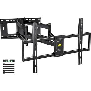 FORGING MOUNT Long Arm TV Mount Full Motion Wall Mount TV Bracket with 43 inch Extension Articulating Arm TV Wall Mount, Fits 42 to 80 Inch Flat/Curve TVs Holds up to 100 lbs,VESA 600x400mm Compatible in Kuwait