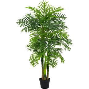 9ft Artificial Phoenix Palm Tree Tall Artificial Palm Trees with 21 Adjustable Leaves,Faux Phoenix Palm Plants for Outside Patio Pool Home Office Living Room Yard (2Pcs, 9ft) in Saudi Arabia