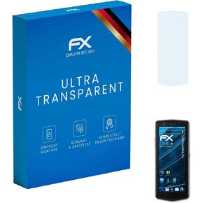 atFoliX Plastic Glass Protective Film Compatible with Cubot Pocket 3 Glass Protector, 9H Hybrid-Glass FX Glass Screen Protector of Plastic in Kuwait