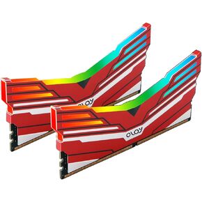 OLOy DDR4 RAM 16GB (2x8GB) Black Hairline Blade RGB 3000 MHz CL16 1.35V 288-Pin Desktop Gaming UDIMM (MD4U0830160BRKDA) in Kuwait