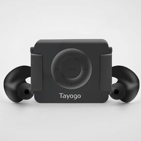 حافظة Tayogo iPod Shuffle، حافظة iPod Shuffle الجيل الرابع مقاومة للماء بنسبة 100% للسباحة وركوب الأمواج وركوب القوارب والجري وما إلى ذلك. - فضي in Kuwait