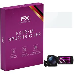 واقي شاشة atFoliX متوافق مع طبقة حماية شاشة Sony HDR-CX900E، طبقة حماية FX مضادة للانعكاس وممتصة للصدمات (3X) in Kuwait