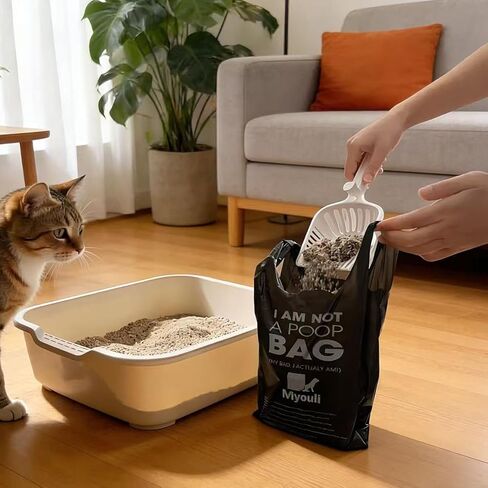 300 Counts Extra Thick Black Biodegradable Pet Poop Waste Bags With Handles for Dogs Ocean Wind-Scented in Saudi Arabia