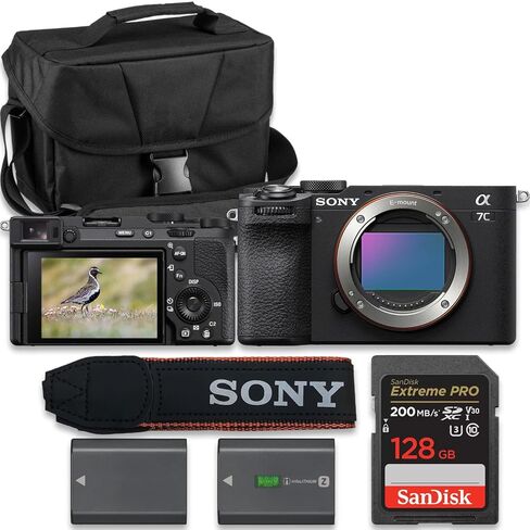 Sony Alpha 7C II Full-Frame Interchangeable Lens Camera Lens Kit - Silver in Kuwait