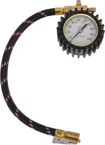 1 PC مقياس ضغط الإطارات العالمي 0-100 PSI 2.56inch مقياس الضغط الرقمي مع الأكمام التروس إطار هواء PSI Meter لشاحنة سيارات الدفع الرباعي للدراجات النارية in Kuwait