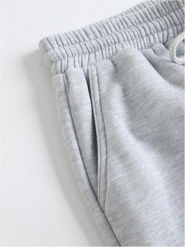 GORGLITTER Women's Elastic Bottom Sweatpants High Waist Stretch Loose Casual Lounge Athletic Joggers with Pockets in Saudi Arabia