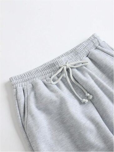 GORGLITTER Women's Elastic Bottom Sweatpants High Waist Stretch Loose Casual Lounge Athletic Joggers with Pockets in Saudi Arabia