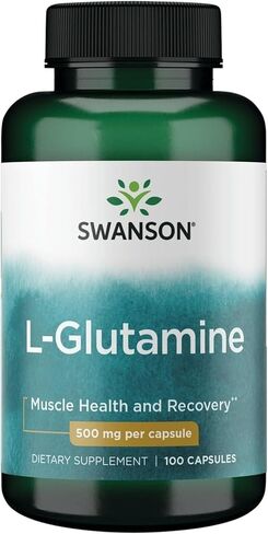 Swanson Amino Acid L-Glutamine 500 Milligrams 100 Capsules in Saudi Arabia