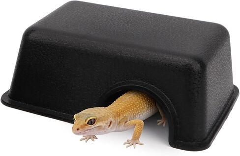 Reptile Hide Box Humidifier Caves Water Supply Hideout with Sink Basin for Lizards Turtles Amphibians Small Snake in Saudi Arabia