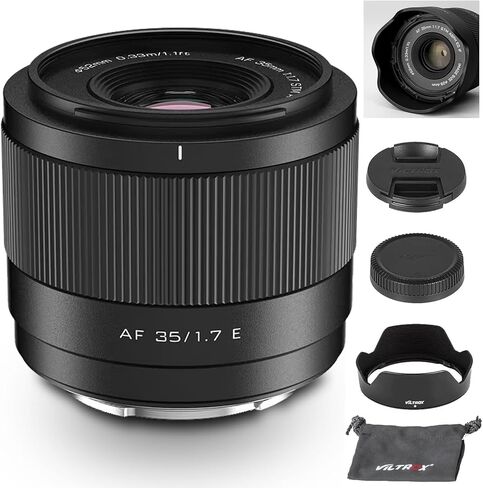 VILTROX 23mm f/1.4 F1.4 E Lens Large Aperture STM APS-C Auto Focus Lens for Sony E-Mount Camera A7 A7R A7C A7II A7RII A7SIII A7III A7RIII A7RIV A9 A6600 A6500 A6400 A6300 A6100 A6000 A5100 in Saudi Arabia