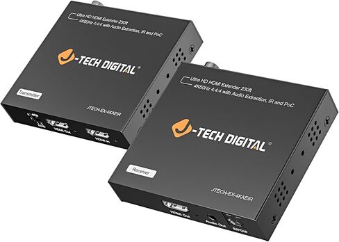 J-Tech Digital USB Extender USB Balun Over Ethernet CAT5e/6 99m/328ft PoC, Play and Plug, No Driver Needed, USB2.0 Cable for Game Controller, MAC & PC and USB2.0 Supported Devices [JTECH-BE100] in Kuwait