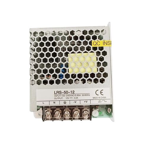 1pcs LRS-50W 100-240V Input 5V 12V 24V 10A 4.2A 2.1A Single Output Ultra Thin Switching Power Supply Transformer(LRS-50-12V 4.2A) in Saudi Arabia