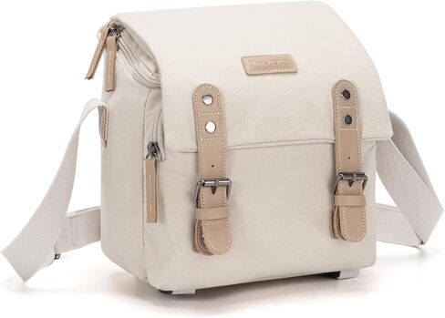 Cwatcun Canvas Sling Bag, Retro Crossbody for Mirrorless in Saudi Arabia
