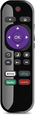 Gvirtue Universal Remote Control RC280 RC282 Replacement for All TCL Roku Smart 4K UHD LED QLED TV with Netflix Sling Hulu Vudu Button in Kuwait