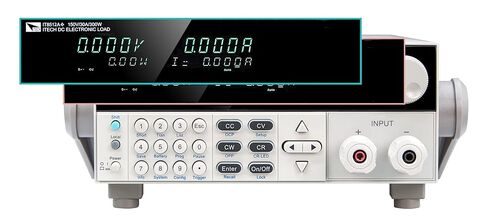 ITECH DC تحميل إلكتروني 0-150V/0-30A/0-150W قناة واحدة IT8511A+ in Saudi Arabia