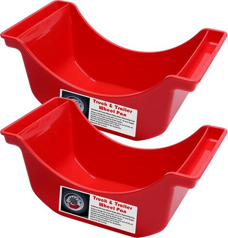 Truck and Trailer Wheel Pan,Oil Drain Pan for Wheels(4Pcs) in Saudi Arabia