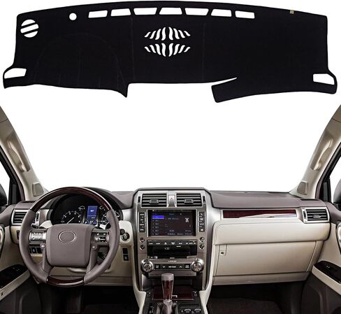 KEYOOG Dashboard Cover Dash Mat Fit for 2015-2010 Le-xus RX, RX270 RX350 RX450h (for Left Hand Drive),Car Dash Board Mat Anti-Glare Carpet,Non-Slip Pad Sunshield Protector (Black) in Saudi Arabia