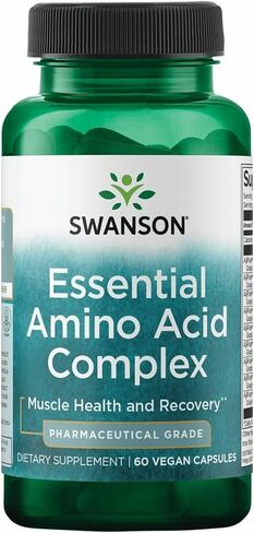 Swanson Ajipure 9 Essential Amino Acid Formula Pharmaceutical Grade 60 Veg Capsules in Saudi Arabia