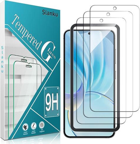 Slanku [3 عبوات] واقي شاشة لهاتف Samsung Galaxy A03s، A03 زجاج مقسى، مضاد للخدش، خالٍ من الفقاعات، صديق للحافظة in Kuwait