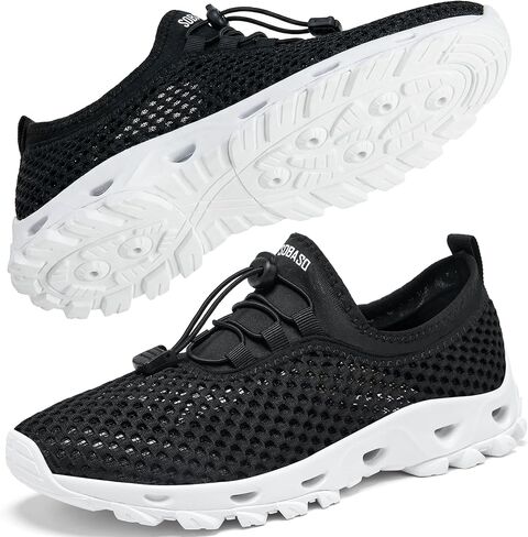 SOBASO Water Shoes Men Hiking Quick Dry Aqua Swim Beach River Barefoot Shoes for Boat Hike Surf Sport Diving Sailing Travel Adult Unisex in Saudi Arabia