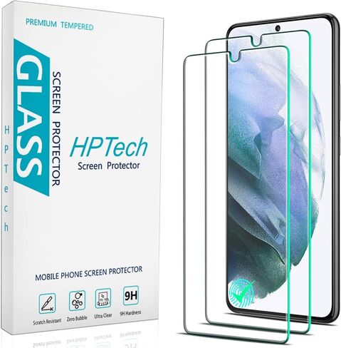 2 حزمة من الزجاج المقسى HPTech ل Samsung Galaxy A02s واقي الشاشة ، سهل التركيب ، خالي من الفقاعات ، صلابة 9H in Kuwait