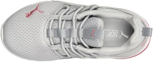 PUMA Kids Girls Axelion Mesh Lace Up Sneakers Shoes Casual - Grey in Saudi Arabia