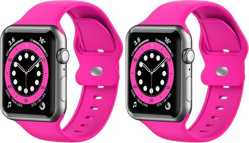 ترقية العصابات المتوافقة مع سوار ساعة Apple 38 مم 40 مم 41 مم للنساء والرجال - حزام ساعة رياضي بديل من السيليكون الناعم لسلسلة iWatch SE 7 6 5 4 3 2 1 - سوار الساعة الذكية in Kuwait
