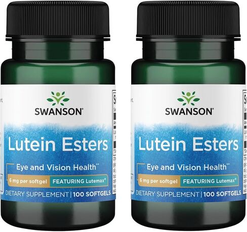 Swanson Lutein Esters - Featuring Lutemax 6 mg 100 Sgels (2 Pack) in Saudi Arabia