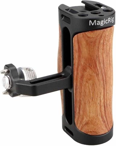 مقبض جانبي من MAGICRIG Mini Rosette مع برغي ARRI Rosette M6 وحذاء بارد، لقفص كاميرا DSLR (لليد اليسرى/اليمين) in Saudi Arabia
