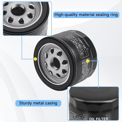 49065-0721 توافق مرشح الزيت مع Kawasaki FR730V FX730V FR691V FS691V FR600V FX691V FS651V FR651V FX600V محركات استبدال 49065-7007 4PCS in Saudi Arabia