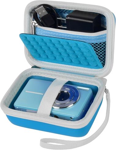حافظة كاميرا رقمية Boobowl متوافقة مع Yifecial/EROOLU/VAHOIALD/Kaisoon/Kodak Pixpro/Canon PowerShot ELPH 180 190/ لكاميرات الأطفال Sony DSCW800 DSCW830 (وردي) in Kuwait
