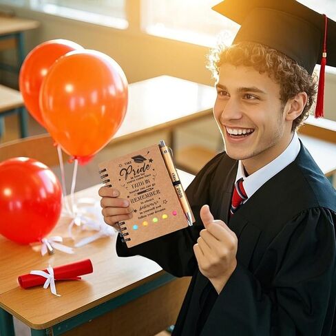 24 Sets Graduation Inspirational Gifts Bulk Motivational Notebooks Journal with Pens Graduate Mini Notebooks Ballpoint Pen Class of 2026 Gifts for College Students Teacher School Favors in Saudi Arabia