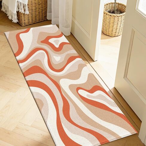 Laundry Room Runner Rug Kitchen Rugs Non Slip Washable with TPR Backing Soft Low-Pile Area Rug for Bathroom Bedroom,Office,Laundry Mat,Green in Kuwait