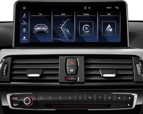 10.25 بوصة IPS شاشة تعمل باللمس سيارة ستيريو لاسلكي CarPlay Wireless Andriod Auto لسلسلة BMW1&2 مع نظام NBT، بلوتوث 4.0، مستقبل الوسائط المتعددة، راديو السيارة SWC مع موسيقى USB HD تشغيل الفيديو in Saudi Arabia