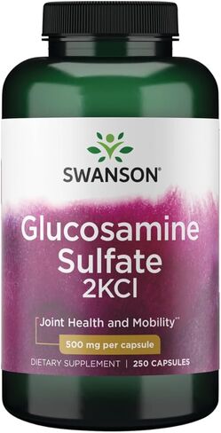 Swanson Glucosamine Sulfate 2Kcl 500 Milligrams 250 Capsules in Saudi Arabia