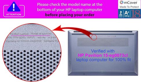 mCover Case Compatible for 2020-2022 15.6" HP Pavilion 15-EGxxxx / 15-EHxxxx Series Notebook PC ONLY (NOT Fitting Any Other HP Pavilion or Envy Series) - Aqua in Saudi Arabia