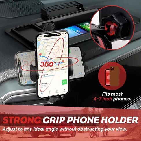 Mixsuper Liner Car Phone Holder for 2015-2023 Jeep Renegade, Car Air Vent Cell Phone Mount for Renegade Accessories, Fit 4-7inch Phones Hands Free Thick Case Friendly in Saudi Arabia